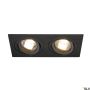 SLV NEW TRIA 113492 Beépíthető spotlámpa 2x50W/GU10 IP20