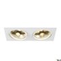 SLV NEW TRIA 113841 Beépíthető spotlámpa 2x75W/GU10/ES111 IP20