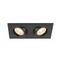 SLV NEW TRIA® 1008510 Beépíthető spotlámpa 2x10W/GU10