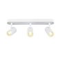 SLV NOBLO® 1008705 Spotlámpa 3x22W/LED 2000K-3000K 10lm|1360lm