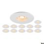SLV UNIVERSAL DOWNLIGHT 1007272 Beépíthető spotlámpa 1x8W/LED 2700K|3000K|4000K|6500K 560lm|610lm|680lm|640lm ip20_ip65