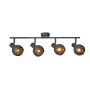 Italux Harley SPL-3480-4-GR-GD Spotlámpa 4x40W/E14 IP20