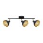 Italux Savio SPL-27357-3-BK-GD Spotlámpa 3x40W/E14 IP20