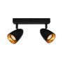 Italux Tino SPL-36748-2-BK-GD Spotlámpa 2x10W/GU10 IP20