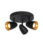Italux Tino SPL-36748-3R-BK-GD Spotlámpa 3x10W/GU10 IP20