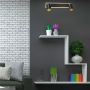 Light Prestige Parma LP-0612/2WS BK Spotlámpa 2x50W/GU10 3000K|4000K|6000K IP20