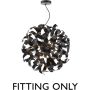 Dar Lighting Swash SWA1322-SP Függeszték 9x40w/g9