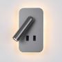 Italux Doria WL-83957-1-GR Fali lámpa 2x8W/LED 3000K 559lm IP20