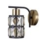 Italux Menfi WL-44236-1-BK-GD Fali lámpa 1x40W/E27 IP20