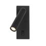 Italux Nova WL-46376-1-BK Fali lámpa 1x2.5W/LED 3000K 153lm IP20