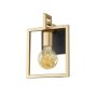 Italux PRIMERO WL-44003-1-BK-GD Fali lámpa 1x60W/E27 IP20