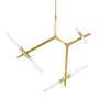 King Home CANDELABR XCP8053-6.GOLD Függőlámpa 4x3,5W/G9 IP20