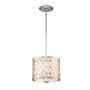 Elstead Lighting Ziggy ZIGGY-1P-S-LS Függőlámpa 2x40 W/E14