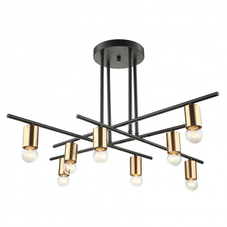 Italux-NORMANI-MDM3658/8 BK+BRO-ITXMDM3658/8 BK+BRO