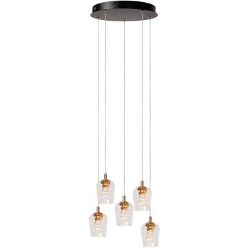 Lucide BERLIANE 00430/21/60 Függőlámpa 5x4w/led 2700k 200lm ip20