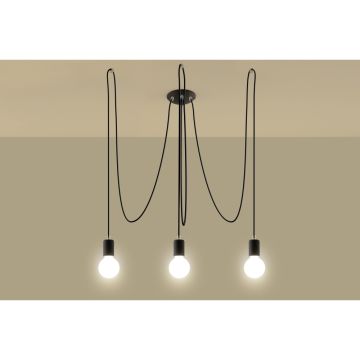 Sollux EDISON SL.0370 Függőlámpa 3x60W/E27