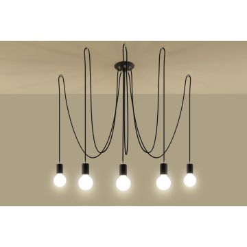 Sollux EDISON SL.0371 Függőlámpa 5x60W/E27