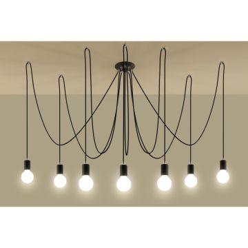 Sollux EDISON SL.0372 Függőlámpa 7x60W/E27