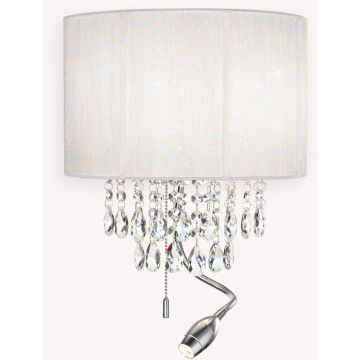 Ideal Lux OPERA 068268 Fali lámpa 1x40W/E14+1x1.5W/LED ip20