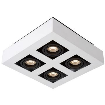 Lucide XIRAX 09119/21/31 Felületi spotlámpa 4x5w/gu10 2200k 320lm ip20