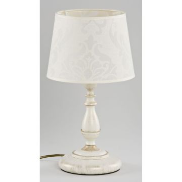 Alfa ROKSANA WHITE 18538 Asztali lámpa 1x60W/E27
