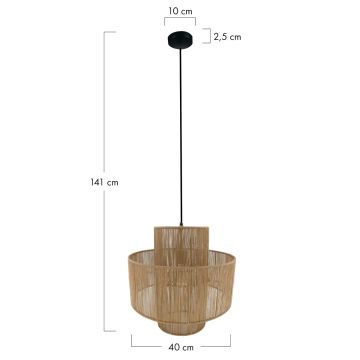 Dijk JUTE 104665 Függőlámpa 1x40W/E27 IP20