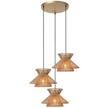 Lucide TASMAN 10420/03/72 Függőlámpa 3x60w/e27 ip20