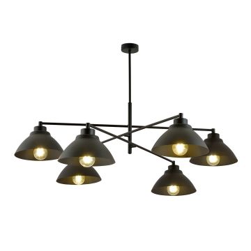 Emibig MAVERICK 1211/6 Plafonlámpa 6x15W/E27 IP20