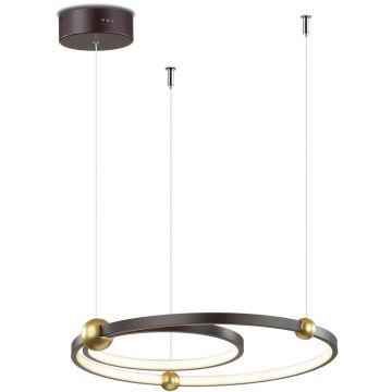 Altavola Design Aurora LA110/P_50_3k_black Függőlámpa 2x49W/LED 3000K 2940lm IP20