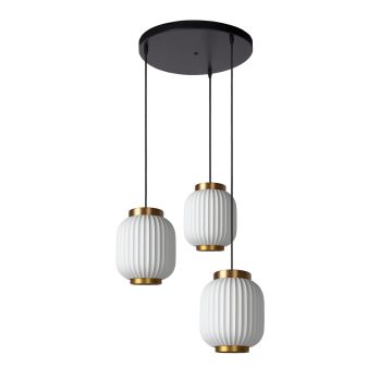 Lucide GOSSE 13435/03/31 Függőlámpa 3x40w/e27 ip20