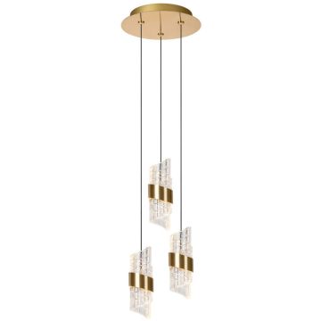 Lucide KLIGANDE 13496/21/02 Függőlámpa 3x7w/led 2700k 720lm ip20