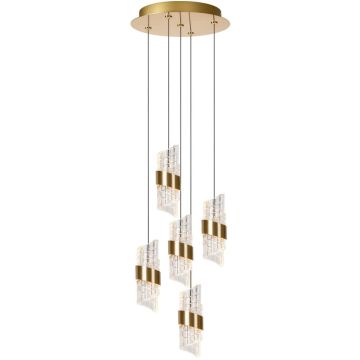 Lucide KLIGANDE 13496/36/02 Függőlámpa 5x7w/led 2700k 720lm ip20