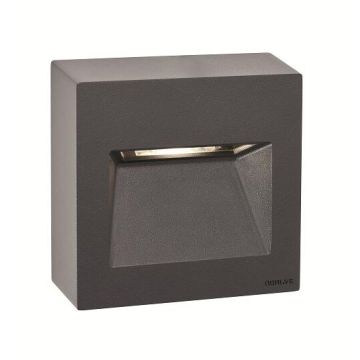 Norlys NAMSOS 5156GR Felületi lépcsőházi lámpa 1x4W/LED 4000K 466LM IP65
