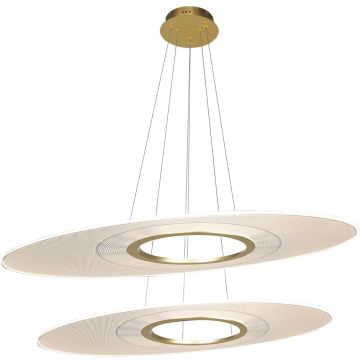 Altavola Design Eclipse LA116/P2_97_3k_gold Függőlámpa 2x48W/LED 3000K 2880lm IP20