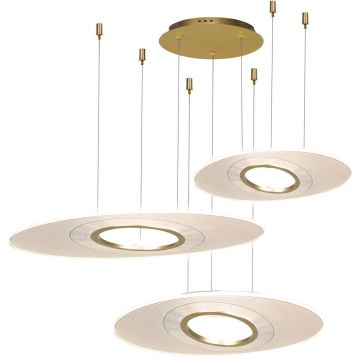 Altavola Design Eclipse LA116/P3_97_3k_gold Függőlámpa 3x80W/LED 3000K 4800lm IP20