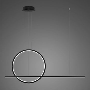 Altavola Design Linea No.2 LA087/PX100_40_3k_black Függőlámpa 2x30W/LED 3000K 1800lm IP44