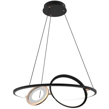 Altavola Design Seppia LA115/P_62_1+2_3k_black_gold Függőlámpa 1+2x45W/LED 3000K 2750lm IP20