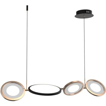 Altavola Design Seppia LA115/P_98_3k_black_gold Függőlámpa 1+3x35W/LED 3000K 2100lm IP20