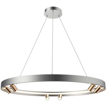 Altavola Design Spectra LA114/P_90_6+1_grey_gold Függőlámpa 1x37W+6x5W/LED 3000K 2200lm IP20
