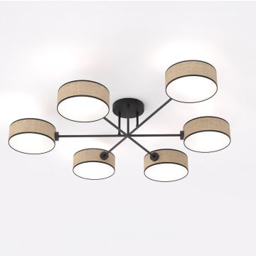 Emibig MAGA 1571/6 Plafonlámpa 6x10W/E14 IP20