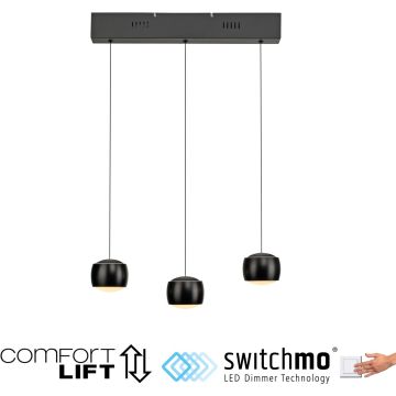 Paul Neuhaus BALLINI 15261-18 Függőlámpa 3x22W/LED 3000k 2400lm ip20