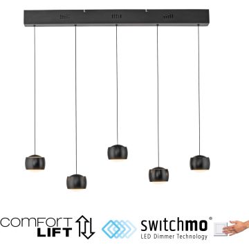 Paul Neuhaus BALLINI 15262-18 Függőlámpa 5x30W/LED 3000k 4000lm ip20