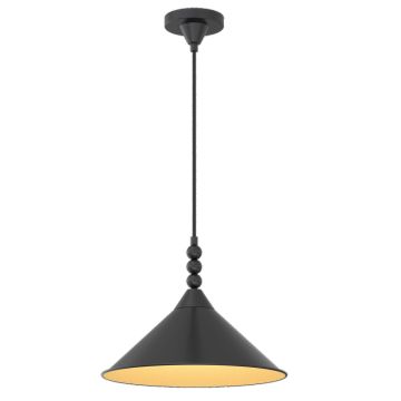 Cosmolight ASHFORD P01517BK Függőlámpa 1x40W/E27 ip20