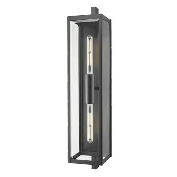 Cosmolight DOVER W02095BK Fali lámpa 2x40W/E27 ip44