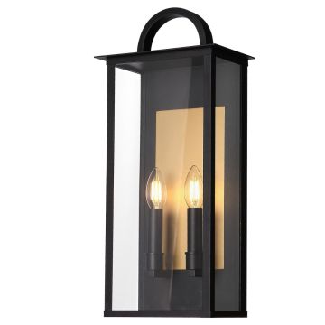 Cosmolight MALIBU W02548BK Fali lámpa 2x25W/E14 IP23