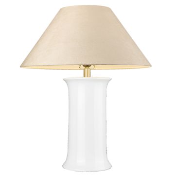 Cosmolight MONROE T01869BR-WH Asztali lámpa 1x40W/E27 ip20