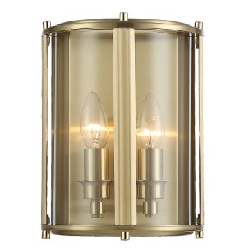 Cosmolight NEW YORK W02194BR Fali lámpa 2x40W/E14 ip20