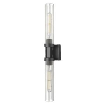 Cosmolight QUINCY W02873BK Fali lámpa 2x40W/E27 ip20