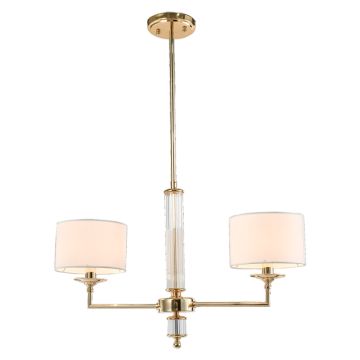 Cosmolight SUTTON P02392AU-WH Plafonlámpa 2x40W/E14 ip20