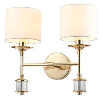 Cosmolight SUTTON W02415AU-WH Fali lámpa 2x25W/E14 ip20